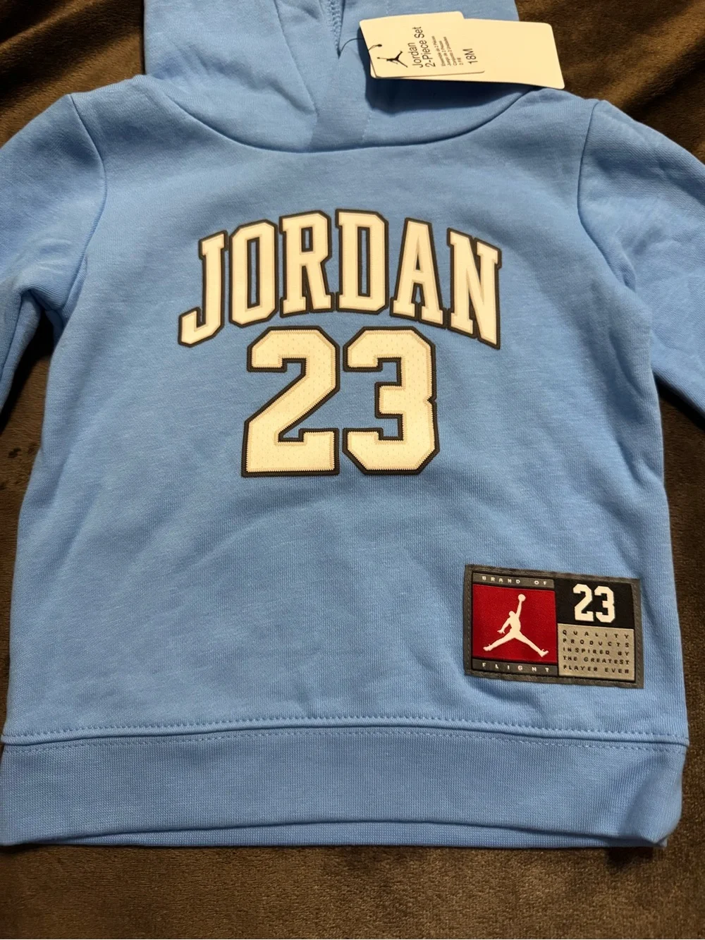 Jordan Light Blue '23 Hoodie & Jogger Set for Kids